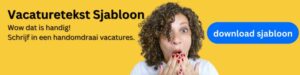 vacaturetekst sjabloon download