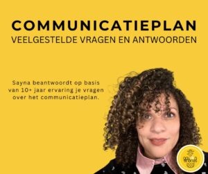 communicatieplan faq