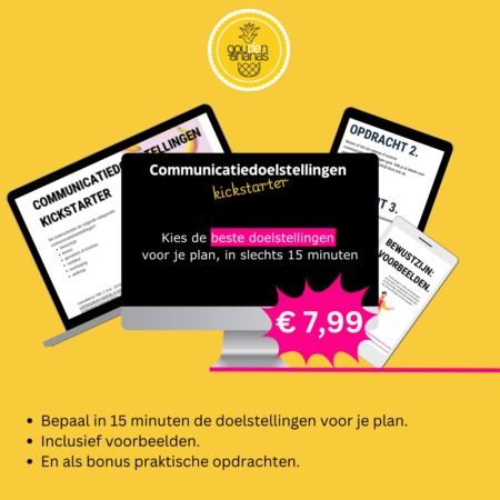 Communicatiedoelstellingen Kickstarter